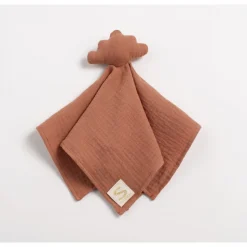 Gigoteuse 0-6 mois avec doudou mouchoir uni terracotta
