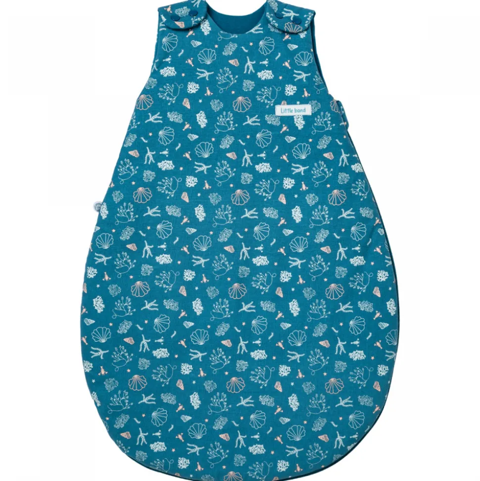 Gigoteuse naissance 0-6 mois seaside aop - 65 cm - popeline 100% coton - double jersey 100% coton - garnissage 100% polyester