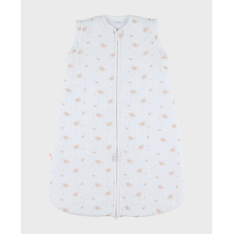 Gigoteuse nomade 70cm, coton bio, 1-6 mois - fleurs d'antan