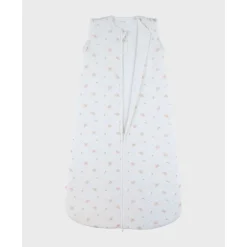 Gigoteuse nomade 100cm, coton bio, 6-24 mois, fleurs d'antan