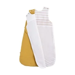 Gigoteuse ouatinée 0-6 mois jaune sunlight