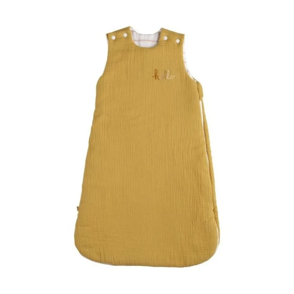 Gigoteuse ouatinée 0-6 mois jaune sunlight