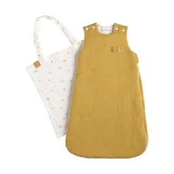 Gigoteuse ouatinée 0-6 mois jaune sunlight