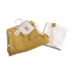 Gigoteuse ouatinée 0-6 mois jaune sunlight