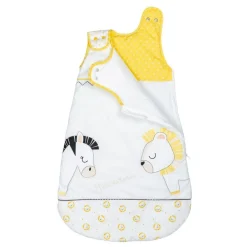 Gigoteuse ouatinée 0-6 mois pluche et pompon