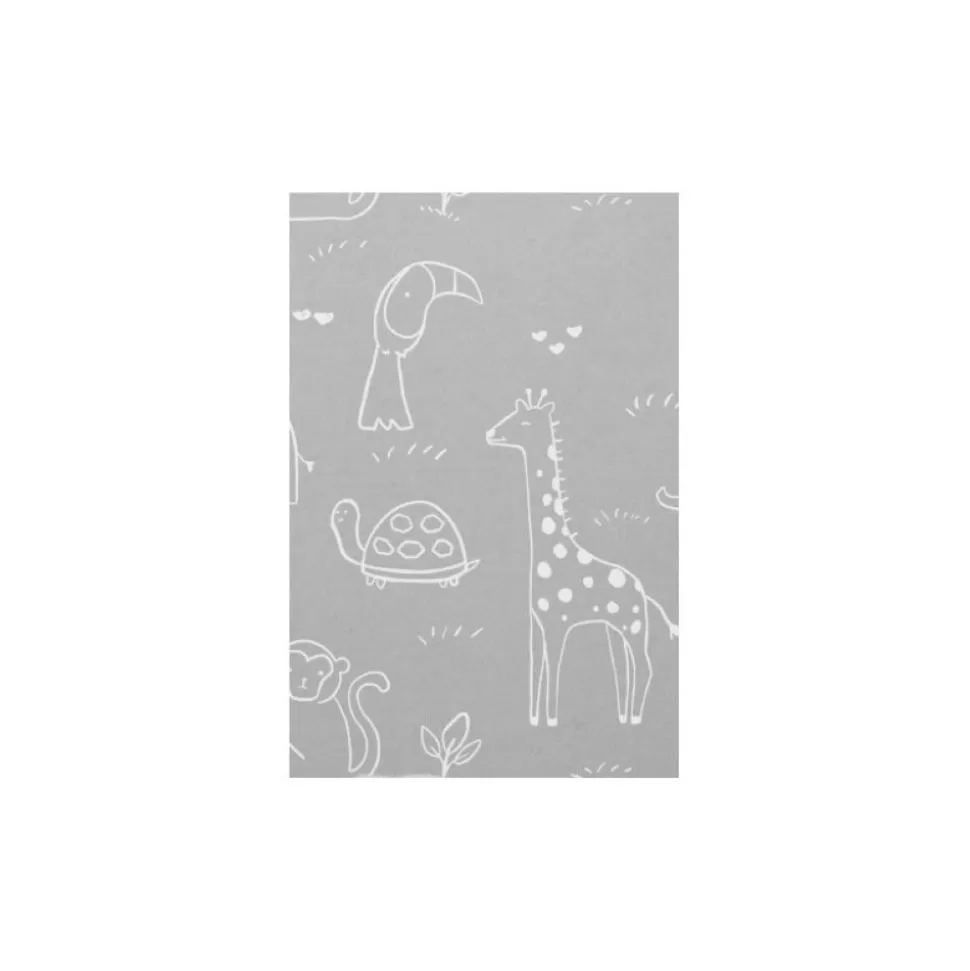 Gigoteuse à pieds avec chaussettes antidérapantes - 80 cm - safari gris - tog 2.5