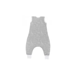 Gigoteuse à pieds avec chaussettes antidérapantes - 80 cm - safari gris - tog 2.5
