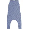 Gigoteuse à pieds avec chaussettes antidérapantes - 140 cm - bleu dinosaure - tog 2.5