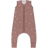 Gigoteuse à pieds avec chaussettes antidérapantes - 80 cm - rose pissenlit - tog 2.5
