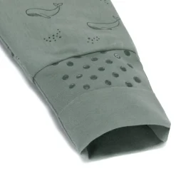 Gigoteuse à pieds avec chaussettes antidérapantes - 92 cm - vert baleine - tog 2.5