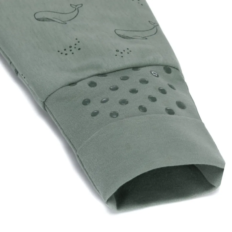 Gigoteuse à pieds avec chaussettes antidérapantes - 92 cm - vert baleine - tog 2.5