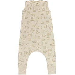 Gigoteuse à pieds avec chaussettes antidérapantes - 104 cm - beige - tog 2.5