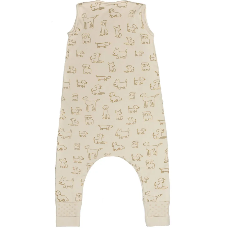 Gigoteuse à pieds avec chaussettes antidérapantes - 104 cm - beige - tog 2.5
