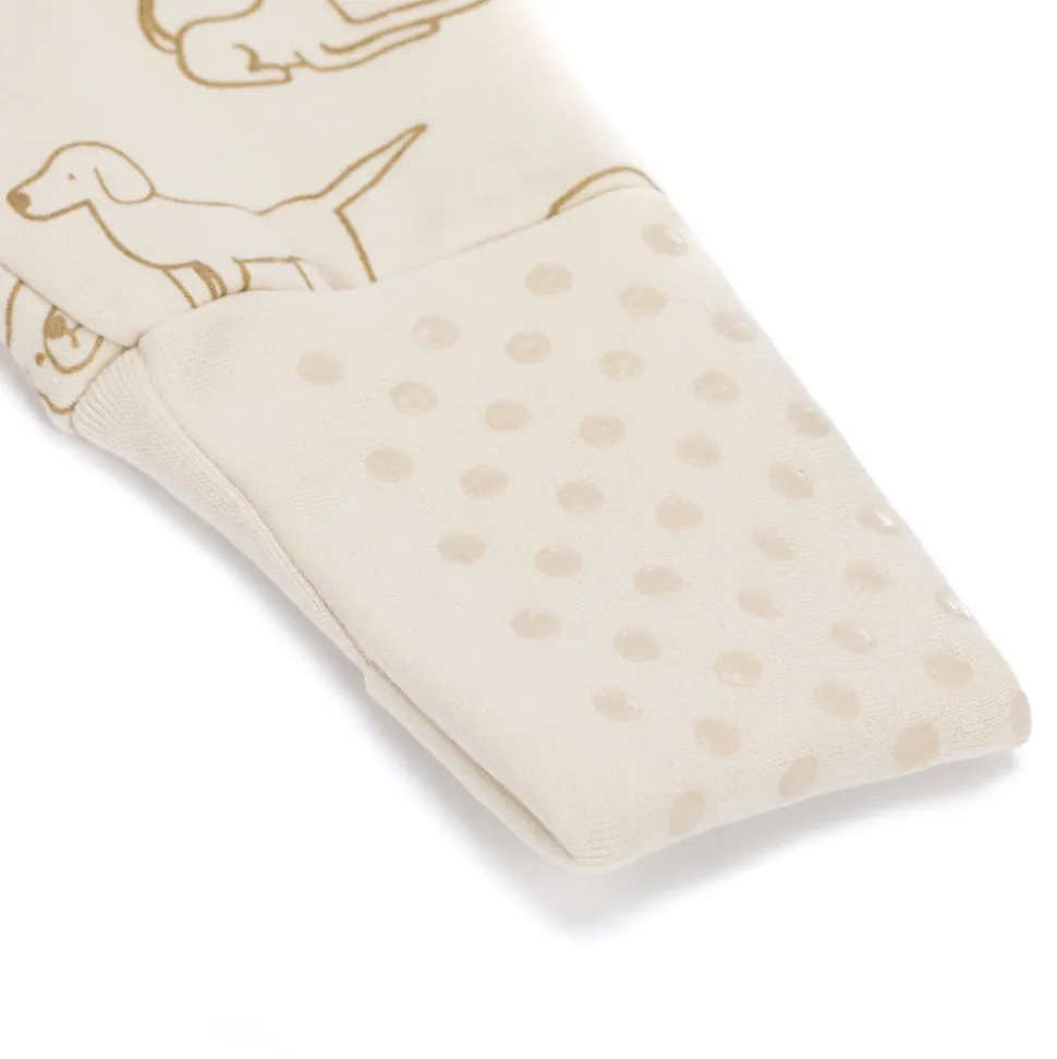 Gigoteuse à pieds avec chaussettes antidérapantes - 104 cm - beige - tog 2.5