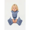 Gigoteuse à pieds avec chaussettes antidérapantes - 80 cm - bleu dinosaure - tog 2.5