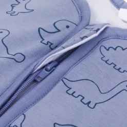 Gigoteuse à pieds avec chaussettes antidérapantes - 80 cm - bleu dinosaure - tog 2.5