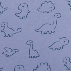 Gigoteuse à pieds avec chaussettes antidérapantes - 80 cm - bleu dinosaure - tog 2.5
