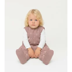 Gigoteuse à pieds avec chaussettes antidérapantes - 104 cm - rose pissenlit - tog 2.5