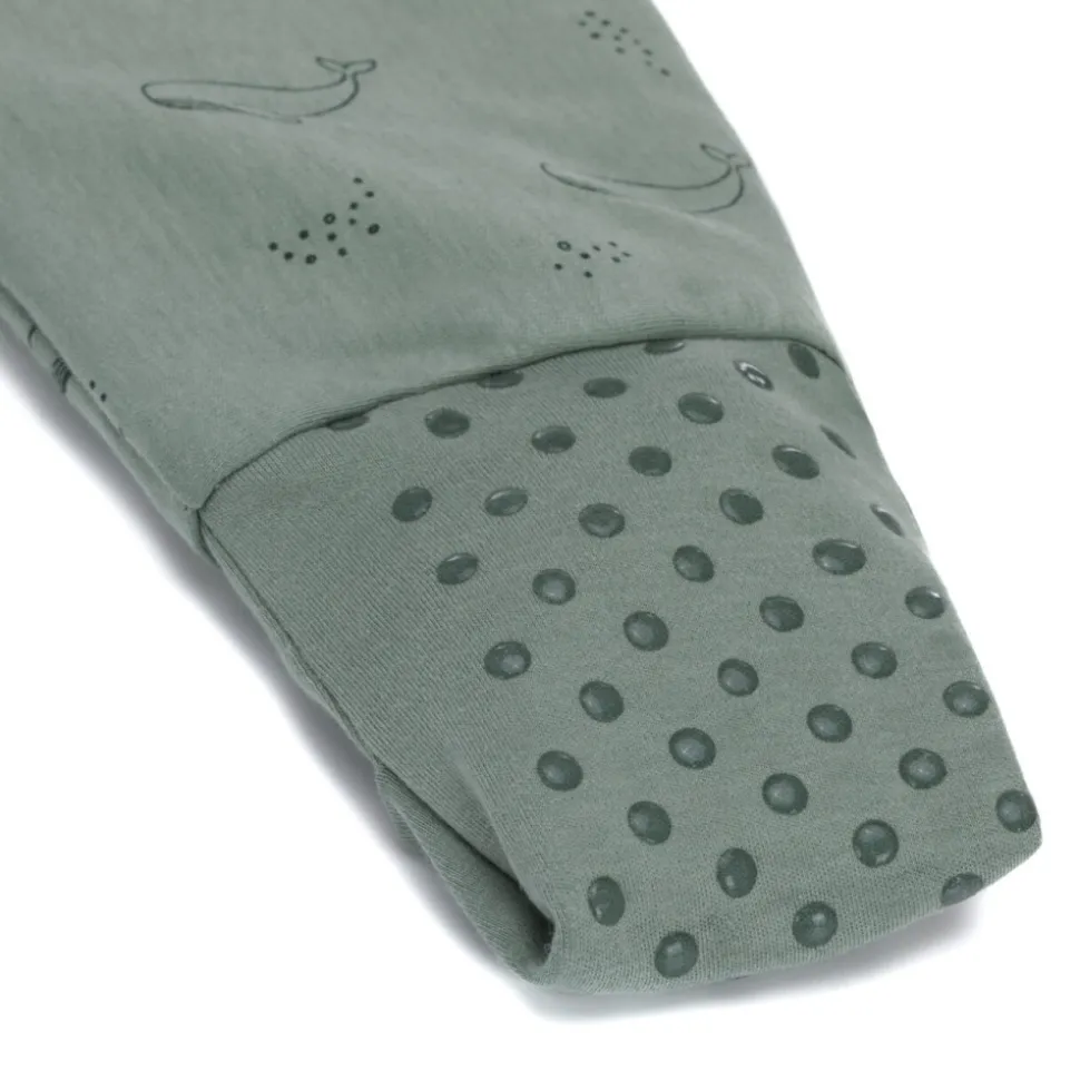 Gigoteuse à pieds avec chaussettes antidérapantes - 104 cm - vert baleine - tog 2.5