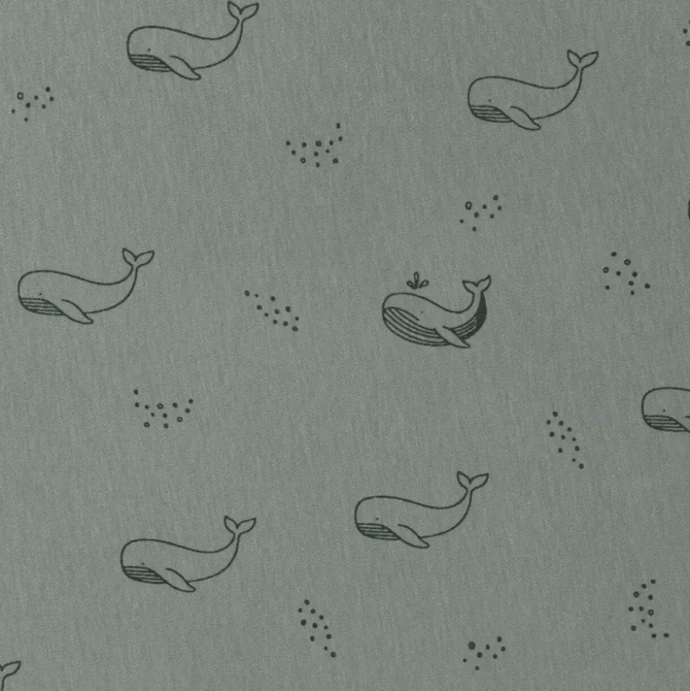 Gigoteuse à pieds avec chaussettes antidérapantes - 104 cm - vert baleine - tog 2.5