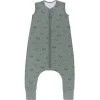 Gigoteuse à pieds avec chaussettes antidérapantes - 80 cm - vert baleine - tog 2.5