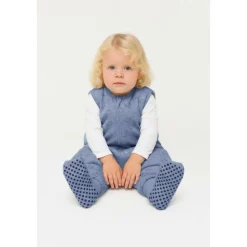 Gigoteuse à pieds sans manches et chaussettes antidérapantes - 92 cm - bleu dinosaure - tog 2.5