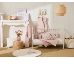 Gigoteuse soft stripes vieux rose 0-6 mois