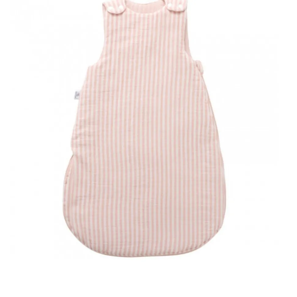 Gigoteuse soft stripes vieux rose 0-6 mois