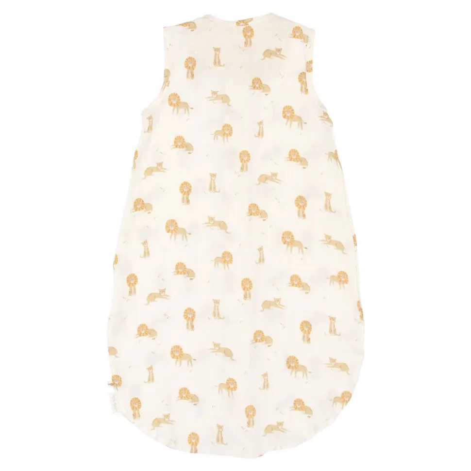 Gigoteuse été en gaze de coton - safari leo - 70 cm