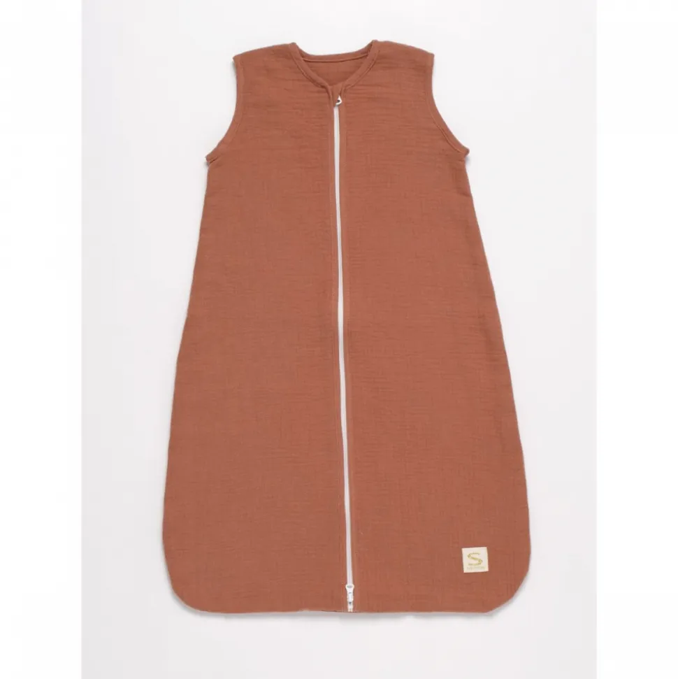 Gigoteuse été 0-6 mois uni terracotta