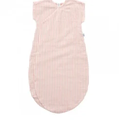 Gigoteuse été soft stripes - vieux rose - 6/18 mois
