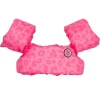 Gilet de natation avec brassards 2-6 ans - léopard rose
