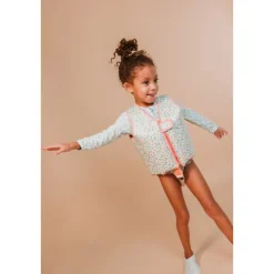 Gilet de natation enfant 3-6 ans - fleurs vertes