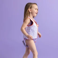 Gilet de natation enfant 3-6 ans - léopard lila