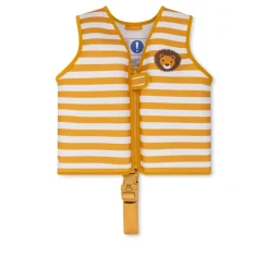 Gilet de natation enfant 3-6 ans - rayures jaunes