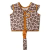 Gilet de natation fleur léopard 2-3 ans