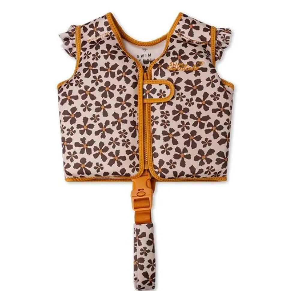 Gilet de natation fleur léopard 2-3 ans