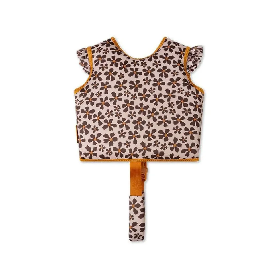 Gilet de natation fleur léopard 2-3 ans