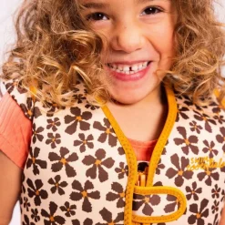 Gilet de natation fleur léopard 2-3 ans