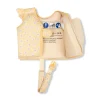 Gilet de natation fleurs jaunes 1-2 ans
