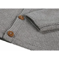 Gilet maille gris chiné 6 mois