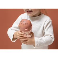 Gobelet enfant avec paille - mrs. cat