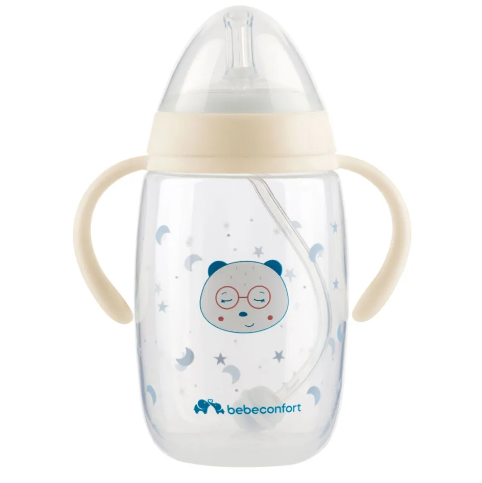 Gobelet à paille bébé 380 ml anti-fuite apprentissage