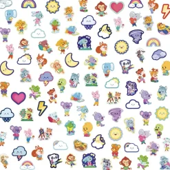 100 gommettes stickers les émotions
