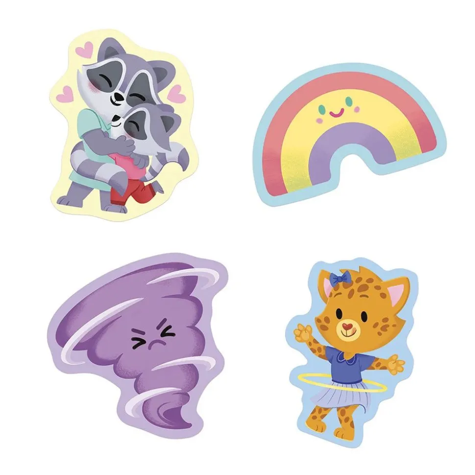 100 gommettes stickers les émotions