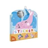 100 gommettes stickers licornes