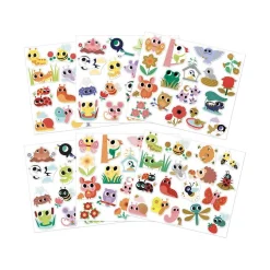 100 gommettes stickers petites bêtes