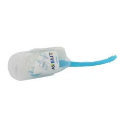 Goupillon pour biberon et tétine bleu