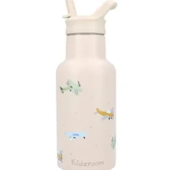 Gourde enfant avions 350 ml beige