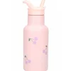 Gourde enfant cerises 350 ml rose